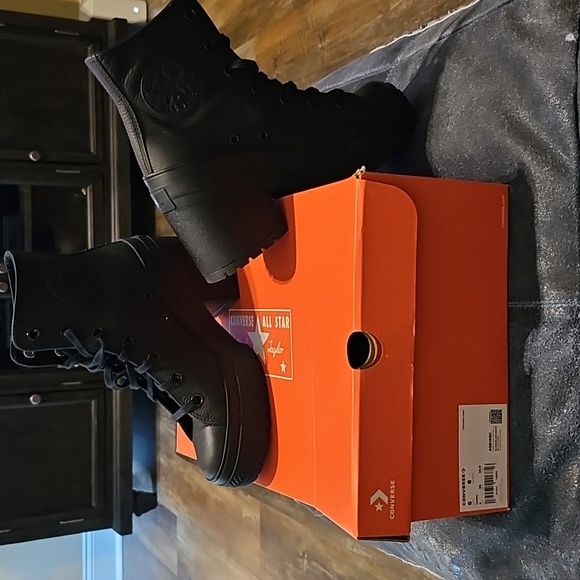 Converse Black Combat Boots - Picture 4 of 4